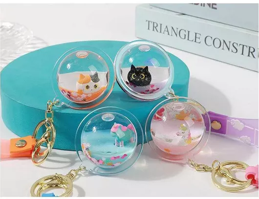 Μπρελόκ Bubble 3D Sphere Πλαστικό Πολύχρωμο Τυχαία Επιλογή Σχεδίου