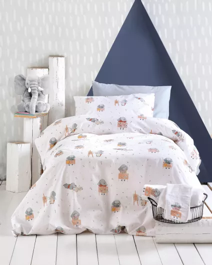  Σετ Προστατευτικά Μαξιλαριών Rythmos Biggie Εμπριμέ Βαμβάκι & Πολυεστέρας 70x50cm Πολύχρωμο 2τμχ