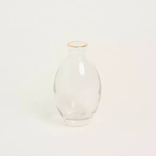 Βάζο Beauty Home 12x6.9cm Διάφανο