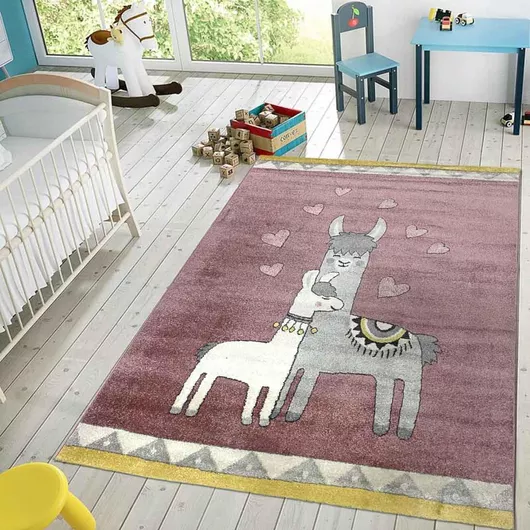 Παιδικό Χαλί Emporio Collection Μηχανής Λάμα 220x160cm Ροζ