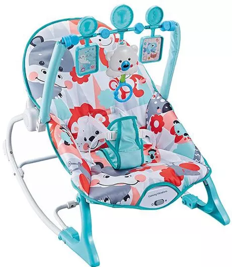 Relax Μωρού Emporio Collection με Μουσική & Δόνηση για Μέγιστο Βάρος Παιδιού 15kg Αρκουδάκια Γαλάζιο