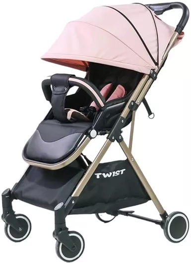 Κλασικό Καρότσι Emporio Collection Twist Αναδιπλούμενο από Νεογέννητο Pink