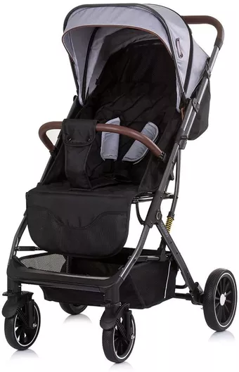 Κλασικό Καρότσι Chipolino Combo Αναδιπλούμενο από Νεογέννητο Silver Grey 