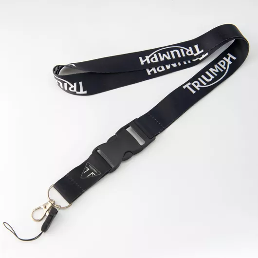 Κορδόνι Λαιμού Lanyard Triumph Μαύρο