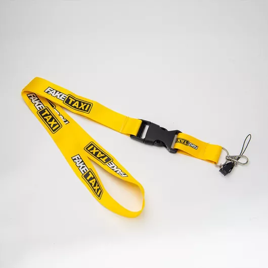 Κορδόνι Λαιμού Lanyard Fake Taxi Κίτρινο