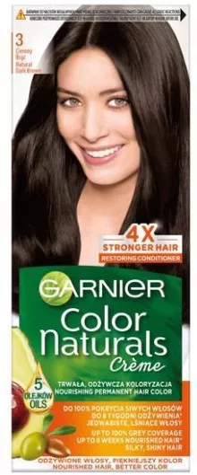 Garnier Color Naturals Creme Βαφή Μαλλιών 3 Dark Brown