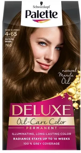 Μόνιμη Βαφή Μαλλιών Palette 760 (4-65) Dazzling Brown