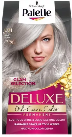 Μόνιμη Βαφή Μαλλιών Schwarzkopf Palette Deluxe U71 Frosty Silver 50ml