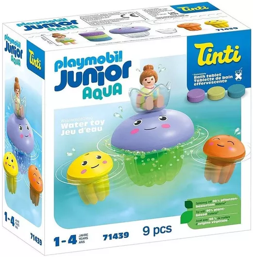 Playmobil Junior Tinti: Οικογένεια Απο Πολύχρωμες Μέδουσες για 1-4 ετών