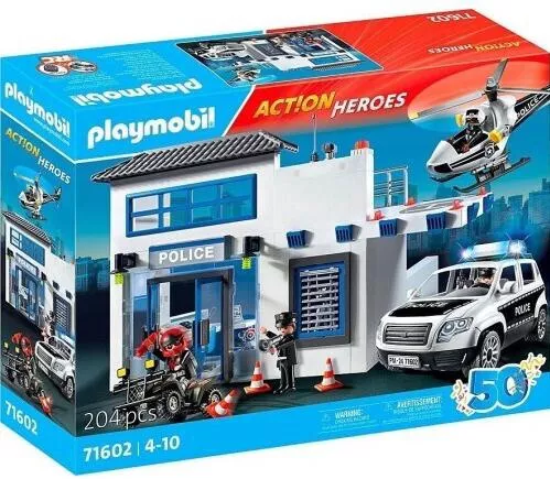 Playmobil Action Heroes Τμήμα Περιπολικό Ελικόπτερο για 4+ Ετών #71602