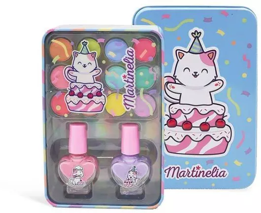 Παιχνίδια Μανικιούρ Martinelia Yummy Eyes & Nails Tin Box για 3+ Ετών