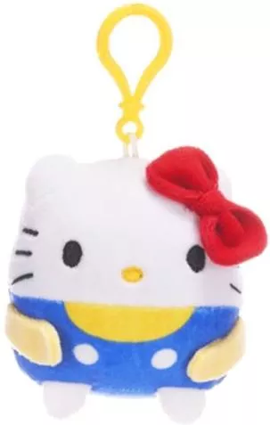 Μπρελόκ Hello Kitty με Μπλε Φόρμα Squeeze Λούτρινο Πολύχρωμο