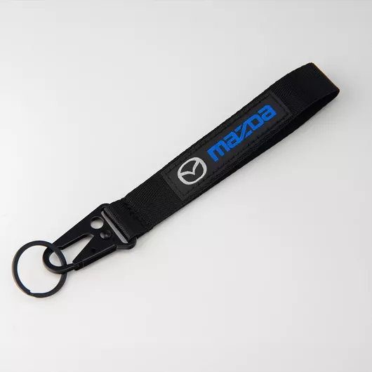 Μπρελόκ Υφασμάτινο Mazda Μαύρο