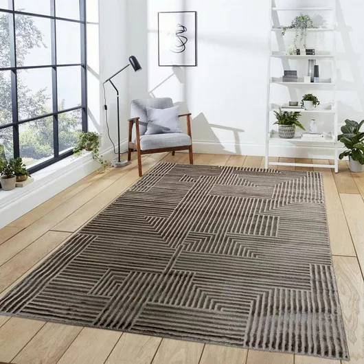 Χαλί Σαλονιού Niceness 9925 Ανάγλυφο Ορθογώνιο Συνθετικό 200x240cm Vizon