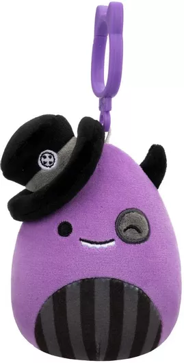 Μπρελόκ Jazwares Squishmallows Halloween Λούτρινο Earworm Το Τερατάκι Μοβ
