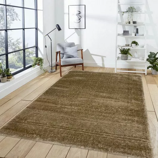 Χαλί Σαλονιού Shaggy Jasmine Συνθετικό Μηχανής Ορθογώνιο 240x300cm Camel