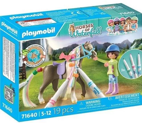 Playmobil Horses Of Waterfall Color Κομμωτήριο Αλόγου για 5+ Ετών