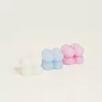 Κερί Beauty Home Buble 3.6x3.6x3.6cm Σομόν