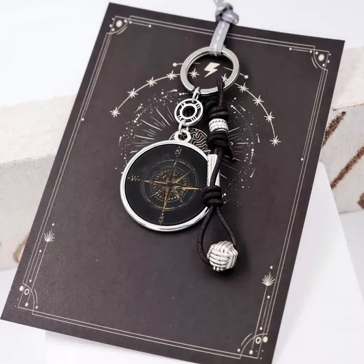 Μπρελόκ Πυξίδα από Μέταλλο