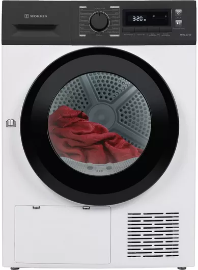 Στεγνωτήριο Morris MPD-9749 9kg A++ με Αντλία Θερμότητας 84.5x59.5x68cm Λευκό