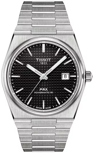 Ανδρικό Ρολόι Tissot PRX40 205 Automatic με Μεταλλικό Μπρασελέ Ασημί