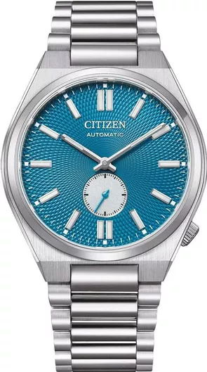 Ανδρικό Ρολόι Citizen Tsuyosa Automatic Small Seconds με Μεταλλικό Μπρασελέ Ασημί