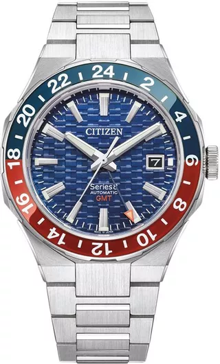 Ανδρικό Ρολόι Citizen Series 8 Automatic με Μεταλλικό Μπρασελέ Ασημί