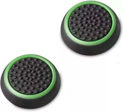 Thumb Grips για PS4/XBOX/Nintendo Switch Pro Σετ 2τμχ Black/Green