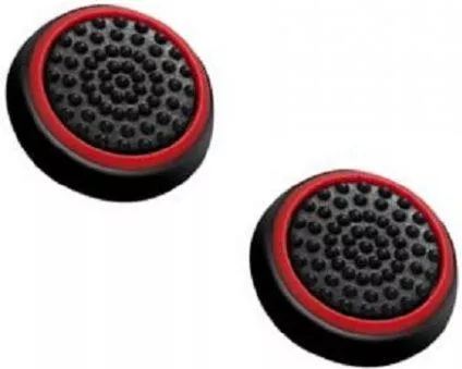 Thumb Grips για PS4/XBOX/Nintendo Switch Pro Σετ 2τμχ Black/Red