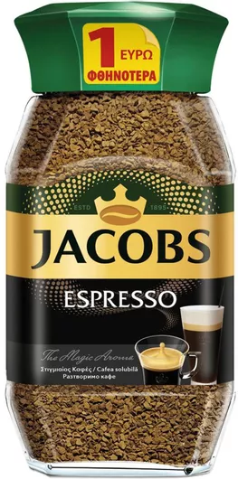 Καφές Στιγμιαίος Jacobs Αλεσμένος 95gr