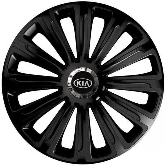 Τάσια Αυτοκινήτου Versaco Trend RC CBX 15" με Σήμα Kia Σετ 4τμχ Μαύρο