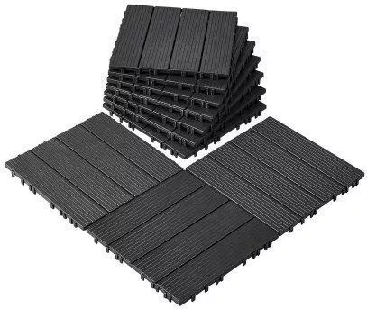 Σετ Πλακάκια για Δάπεδο Κήπου Vevor Πλαστικό 30.48x30.48cm 10τμχ