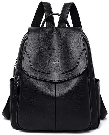 Γυναικεία Τσάντα Πλάτης Balidaishu από Δέρμα Μαύρο