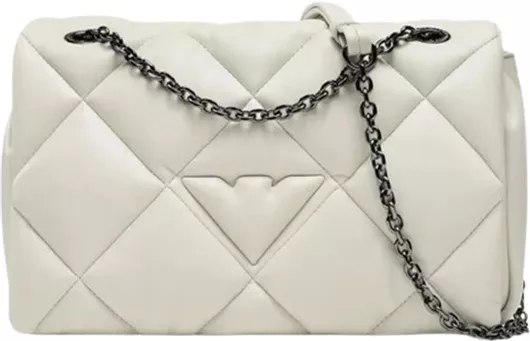 Γυναικεία Τσάντα Ώμου Emporio Armani από Πολυεστέρα Μπεζ