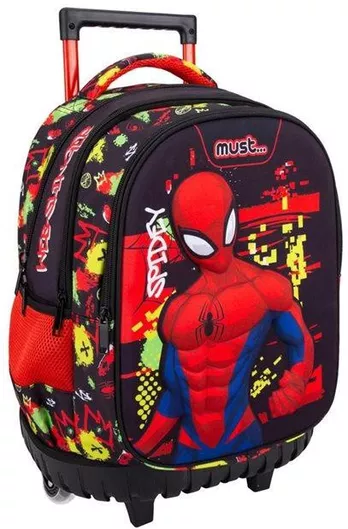 Σχολική Τσάντα Δημοτικού Must Πλάτης Spiderman Πολύχρωμο