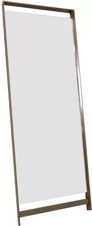 Καθρέπτης Δαπέδου Casa Vogue με Μεταλλικό Πλαίσιο 82x15x190cm Χρυσό Ματ