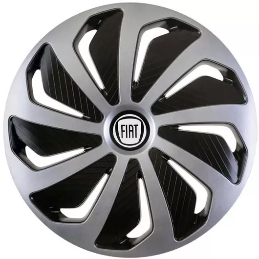 Τάσια Αυτοκινήτου Versaco Wind SB CBX 13" με Σήμα Fiat Σετ 4τμχ Μαύρο