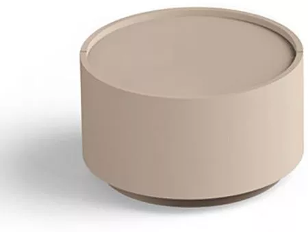 Κομοδίνο Casa Vogue Dedal Ξύλο 44x44x25cm Μπεζ