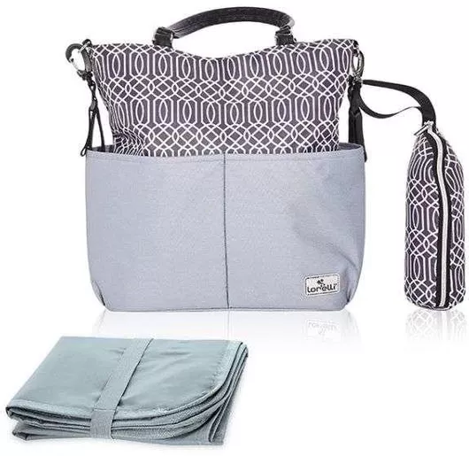 Τσάντα - Αλλαξιέρα Χειρός Lorelli Laura 43x12x60cm Γκρι