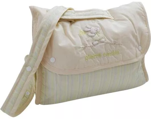 Τσάντα - Αλλαξιέρα Χειρός/Ώμου Pierre Cardin Μπεζ