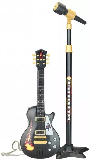 Μουσικό Παιχνίδι Κιθάρα με Μικρόφωνο για 6+ Ετών