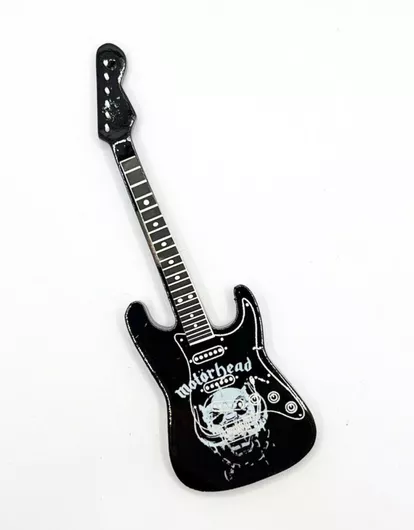 Μπρελόκ Κιθάρα Motörhead Mkr991 με Μαγνήτη Ξύλινο Μαύρο
