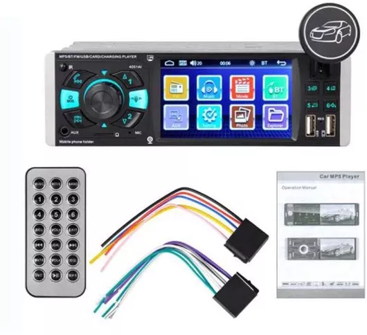 Οθόνη Αυτοκινήτου Universal 1 DIN 4.1" με Bluetooth/USB/AUX
