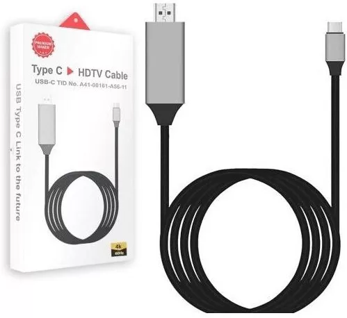 Καλώδιο HDMI Male σε USB-C Male Μαύρο