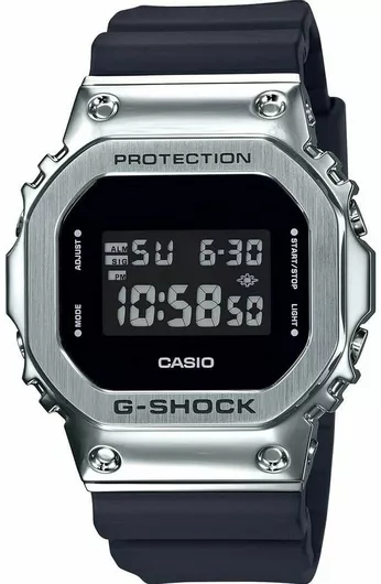 Ρολόι Casio G-Shock με Καουτσούκ Λουράκι Μαύρο