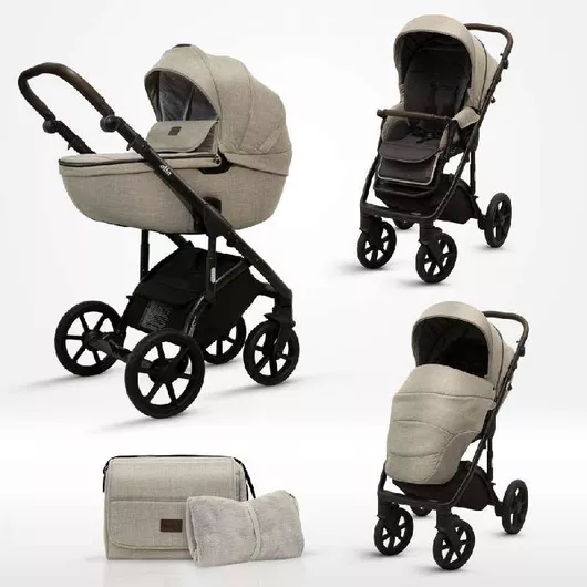 Καρότσι 2 σε 1 Μωρού Dovadi Atta από Νεογέννητο Truffle