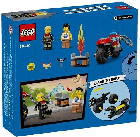 Lego City Fire Rescue Motorcycle #60410 για 4+ Ετών