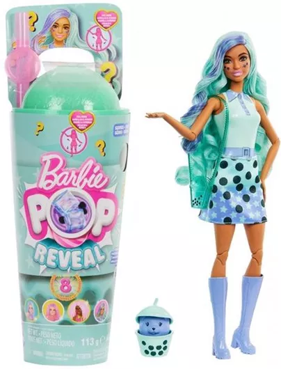 Κούκλα Barbie Mattel Pop Reveal Bubble Tea Πράσινο Τσάι για 3+ Ετών
