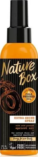 Λάδι Μαλλιών Nature Box Apricot Oil Extra Shine Spray 150ml