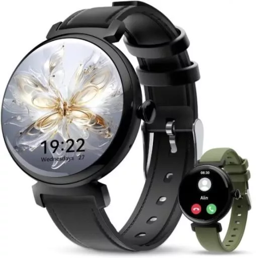 Smartwatch Oukitel BT30 1.04" Silicone Strap Μαύρο
